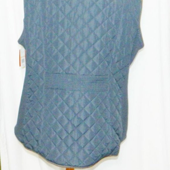 Gallery $108 17123 Women's Night Indigo Quilted Vest Sz 2X NWT! - Picture 4 of 5